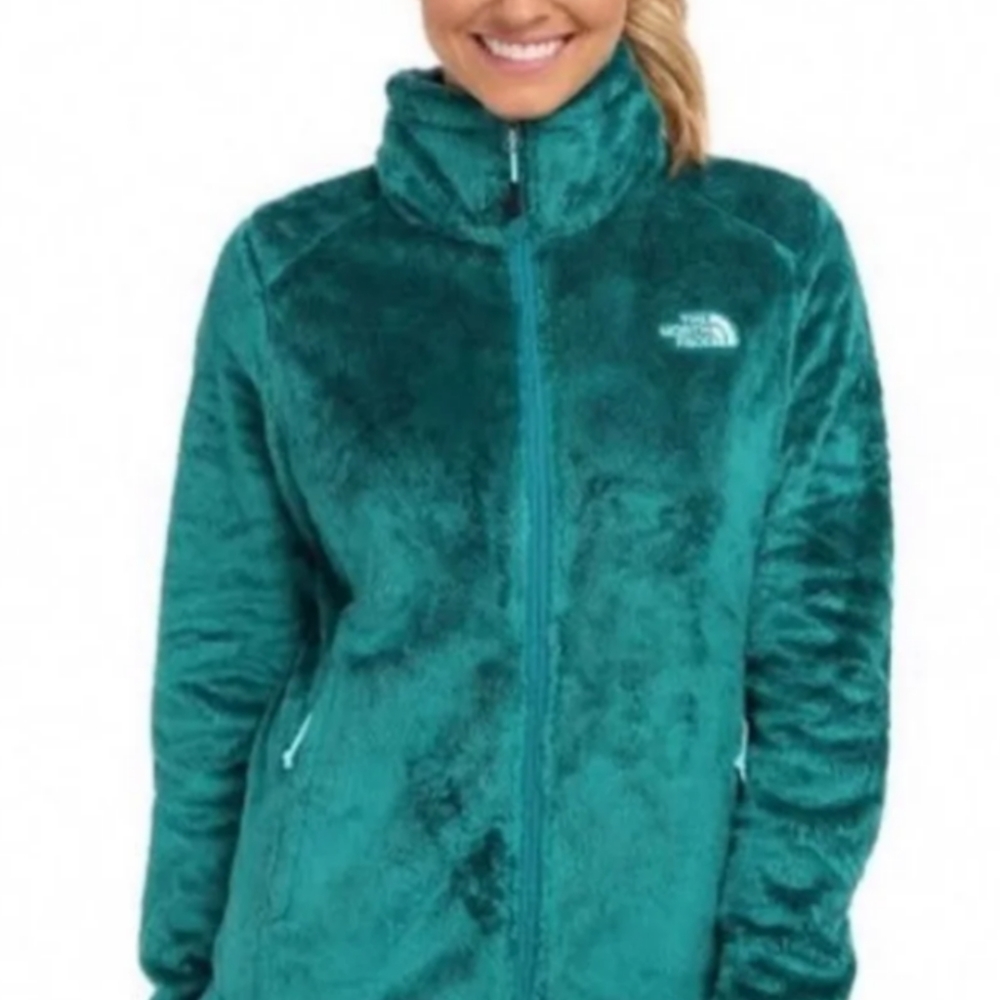 Teal Green North Face jacket